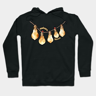 Nature Lover Ladybug and Garden Lights Hoodie